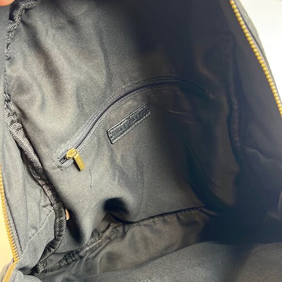 Under One Sky Solid Black Pebbled Leather Backpack w/ Multiple Pockets, NWT! - Picture 8 of 11